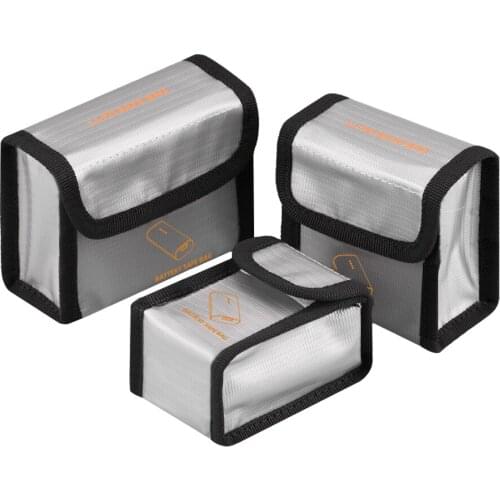 Battery Safety Bag for DJI FPV Combo Explosion-proof Bag Case Flying Goggles Fireproof Waterproof Storage Bag Safety Protector