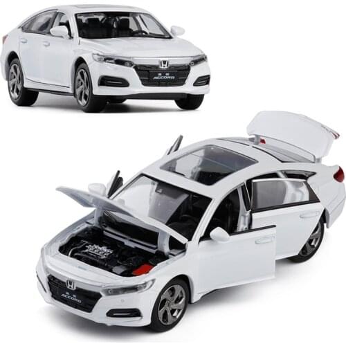 1:32 Alloy Pull Back Car Models High Simulation Accord Metal Diecasts Kids Toys