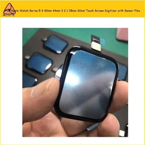 1PC Tested Touch Screen Panel For A pple Watch Series 5 4 40mm 44mm 3 2 1 38mm 42mm model Digitizer with Sensor Front Glass Lens