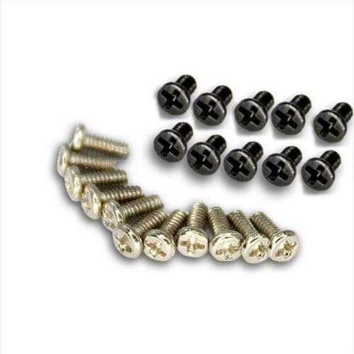 10 x Silver 10 x Black New Housing Cross Screw Repair for Samsung Galaxy S4 S5 Note 4 I9500 G9006V G9008V