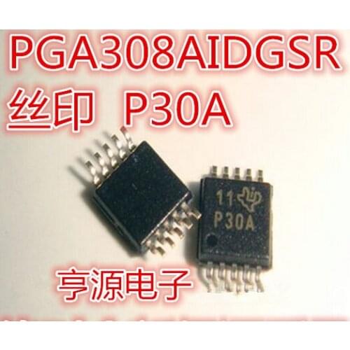 100% New&original PGA308AIDGSR PGA308 P30A MSOP