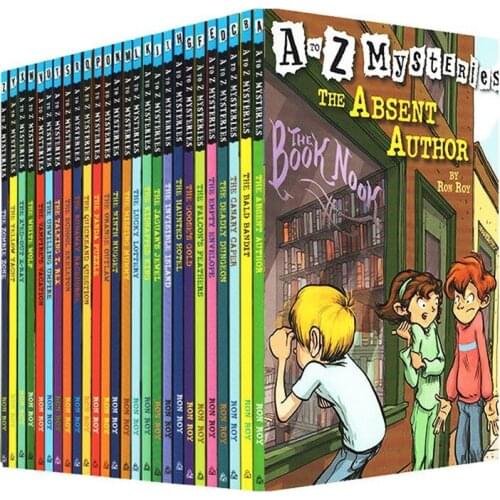 26 Books A to Z Mysteries Develop kid reading habit Childrens Literature Extracurricular Book of Detective Novels evening read