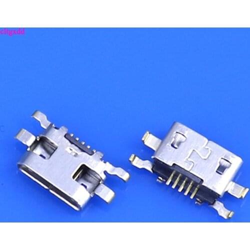 Cltgxdd 100pcs Micro USB Jack Connector Female 5 pin Charging Socket For Motorola Moto G2 G+1 XT1063 XT1064 XT1068 XT1069