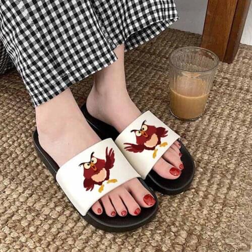Comfort Flip Flops 90S Girls Sandals Owl Cute Cartoon Summer women slippers Casual Female Slipper Slide Sandals mujer