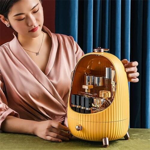 Cosmetics Storage Acrylic Box Transparent Makeup Jewelry Organizer Drawer Home Travel Storage Earring Necklace Desktop Box 1 Set