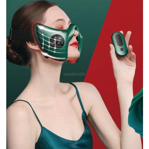 Masajeador Facial que levanta y aprieta las líneas musculares delgadas en la cara, V