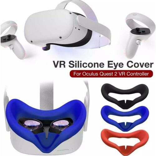 Soft Silicone Eye Cover Face Cover Anti Sweat Eye Pad For Oculus Quest 2 Glasses Washable And Nonslip VR Headset Accessory