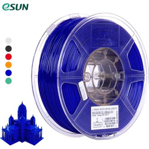 ESUN PETG 1.75mm 1kg Spool 3D Printer Filament Printing Consumables filamento 3d Material Refills 3D Printer Parts Filament