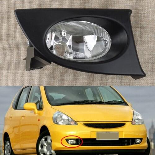 New Car Right Front Bumper Fog Light Lamp Replacement Fit for Honda Fit Jazz GD1 GD3 2003 2004 2005 2006 2007 2008
