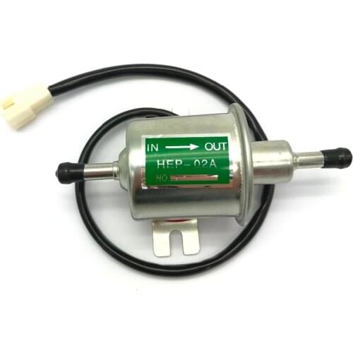New 12V HEP-02A Electric Fuel Pump For Motorcycle Low Pressure Carburated FP 02 ATV