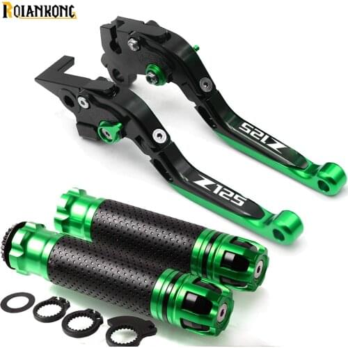 Motorcycle Adjustable Brake Handle CNC Aliuminum Motor Folding Clutch Brake Lever Handle FOR KAWASAKI NINJA 125 Z125 2019 2020