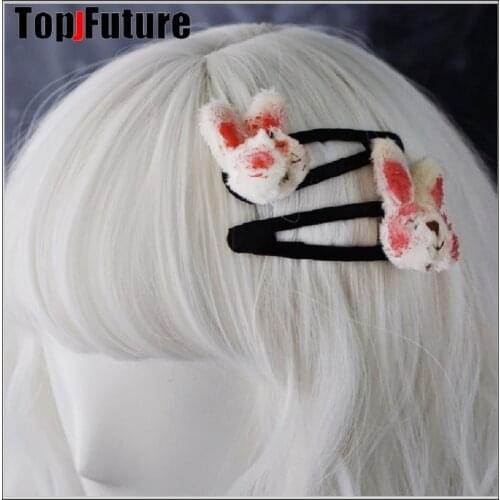 Girl Japanese Samurai Ninja pins Punk BLOOD hairpin headdress pins hair pin Retro make old Jesus Cross earth cool dark hair clip