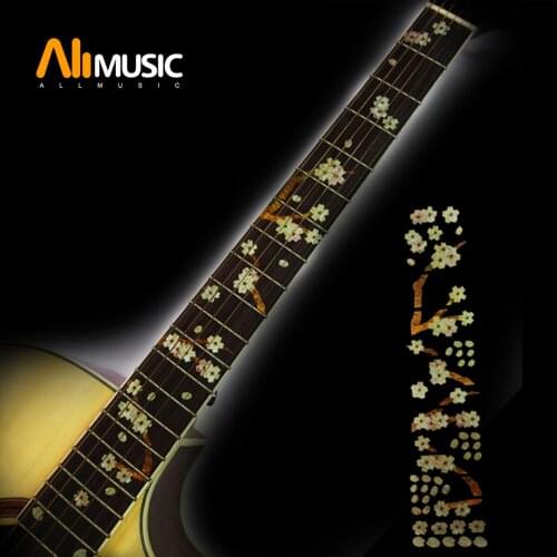 Plum Blossom Shape Guitar Bass Fret Sticker DIY Sticker on Guitar neck