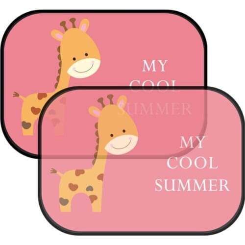 Car side window sun gear Car sunshade Sun visor Side gear Cartoon sunscreen Electrostatic adsorption Two pieces per package