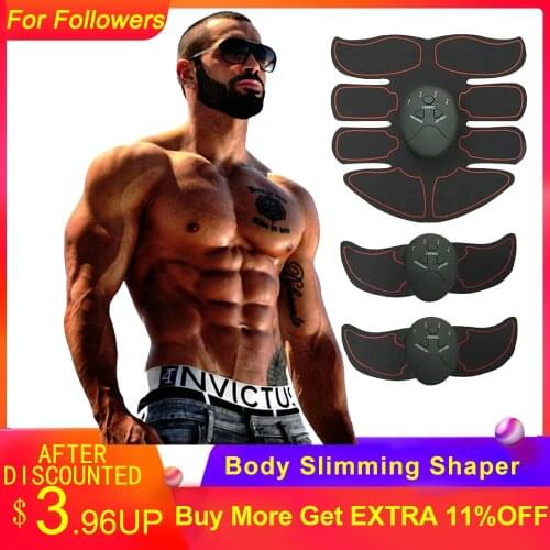Slimming Fat Burning Exerciser Electric Muscle Training Gym Smart Fitness Muscle Stimulator Abdominal Tool Muscle Stimulator