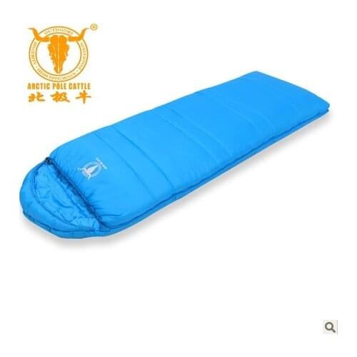 Ttle candy color outdoor sleeping bags seasons thickened outdoor camping leisure lunch can be spliced Adult sleeping bag