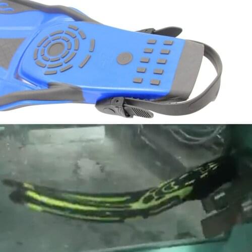 Unisex Diving Swimming Short Fins Anti-slip Snorkeling Open Heel Flippers Shoes Adjustable Strap Buckle Free Diving Equipment