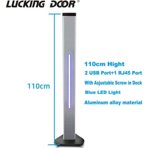 High Performance 8 inch Face Recognition Thermometer Temperature Testing Machine Floor Standing Base with RS485 Interface