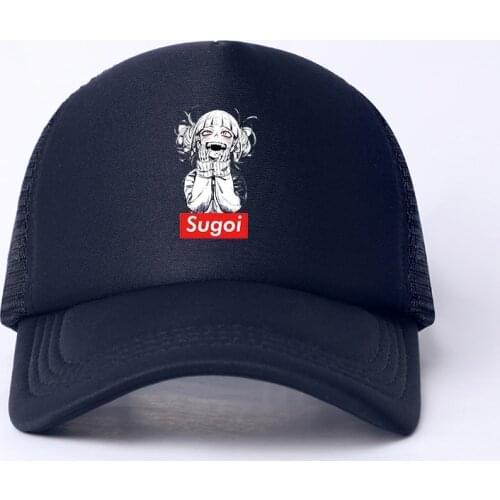 Japanese New Anime My Hero Academia Baseball Cap Mens Womens Hip-hop Dad Mesh Hat Trucker Hat Summer Fashion Cap Dad Hat