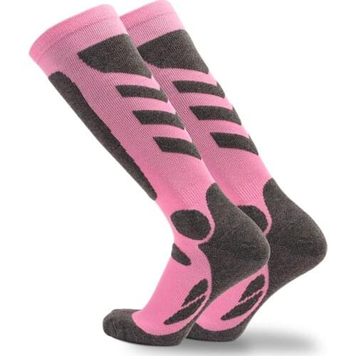 Women Socks Youth Kids Ski Socks Professional Thick Cotton Winter Warm Thermal Sports Sock Skiing Snowboard Cycling Soccer Socks