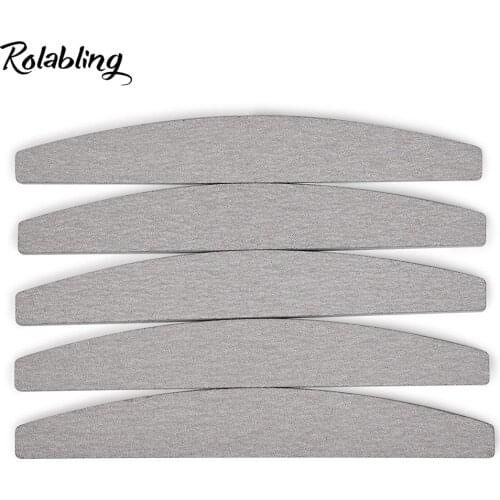 1pc Nail File Double Side 100/180 Nail Buffer Sandpaper Nail Cleaner Slim Manicure Pedicure Nail Tools Polishing Sanding Block