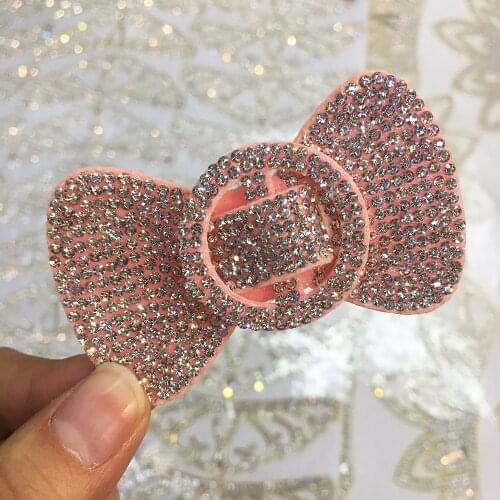 2pcs Pink Bows Clips Hairpin Girls hair bows Boutique Hair Clip Headware Cloth Hair Accessories DIY