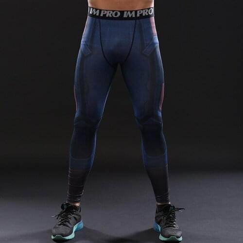 2021 3D Printed Pants Men Pattern Compression Tights Cosplay Clothing Sweatpants Quick Dry Sports Skinny Leggings Trousers Male