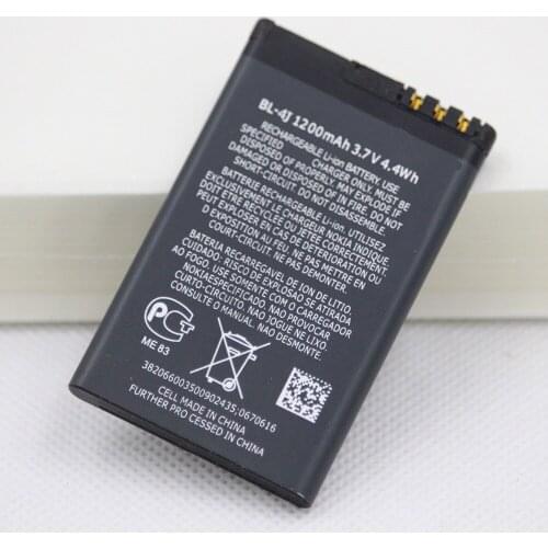 5pcs/lot New Battery For Nokia C6 C6-00 Lumia 620 1200mah BL-4J BL 4J BL4J Mobile Phone Internal Replacement Lithium battery