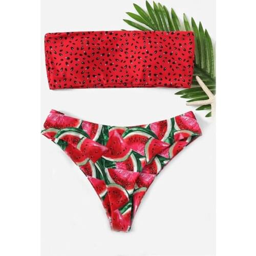 #H30 Bandage Bikini Swimwear Women Swimsuit High Waist Bikini Set 2020 Bathing Suit Push Up Maillot De Bain Femme Beachwear