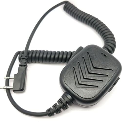 OPPXUN black PTT Speaker MIC For KENWOOD 3207G QUANSHENG TG UV2 PUXING PX777 WOUXUN TYT HYT BAOFENG UV5R 888S