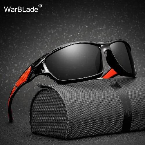 Brand Design Polarized Sunglasses Men Glasses Driving Coating Black Frame Fishing Driving Eyewear Male Sun Glasses WarBLade