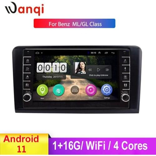 9inch Knob Car Android 9.0 Head Unit for Mercedes Benz ML GL Class W164 ML300 ML430 Auto radio GPS Car Stereo Navigation No DVD