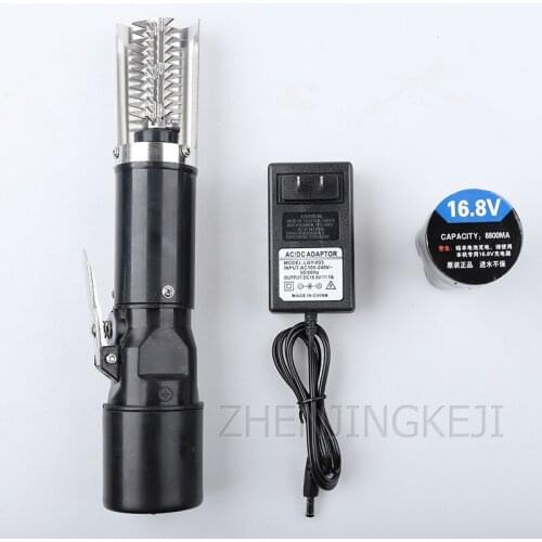 WX-01 Electric Fish Scale 16.8V Wireless Charging Fully Automatic Thick Stainless Steel Fish Kill Tool Save Effort Scaling Tools