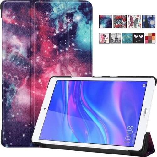Leather Case for Huawei MediaPad T5 8.0 JDN2-W09/AL00 Fundas M5 Lite 8.0 Tablet Flip Stand Cover for Huawei Honor Pad 5 8.0 Case