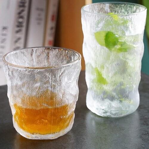 Frosted Transparent Glass Cup Heat-resistant Beautiful Drinkware Coffee Mug Kitchen Tools Glass Cup