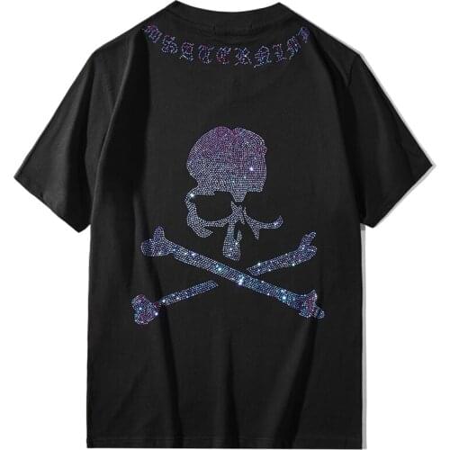 Mastermind New luxury Men MMJ Skull bone Diamond T Shirts T-Shirt Hip Hop Skateboard Parkour Street Cotton T-Shirts Tee Top N150