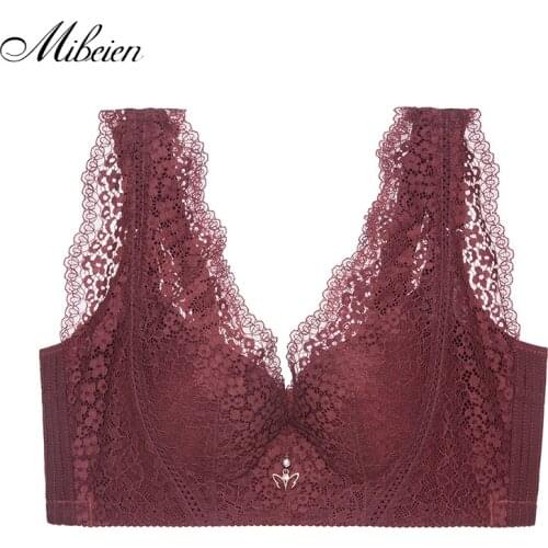 New product large size lace vestNo rim sports large size underwearPush-ups beautiful back gather big lace