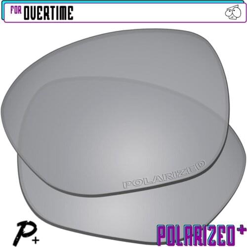 EZReplace Polarized Replacement Lenses for - Oakley Overtime Sunglasses - Silver P Plus