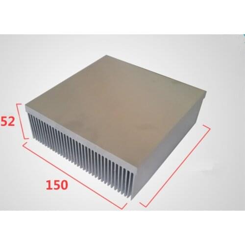 Supply dense tooth radiator High gear shovel type aluminum profile radiator width 150mm,high 52mm,length 100/150 /200/300mm Cool