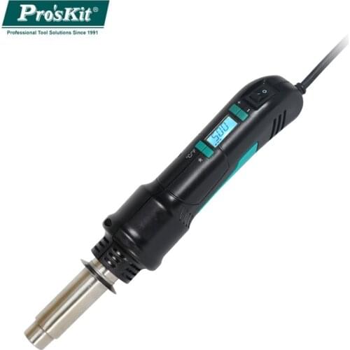 ProsKit SS-602H 300W LCD Display Temperature Adjustable Hot Air SMD Rework Tool Controlled Portable Hot Air Gun