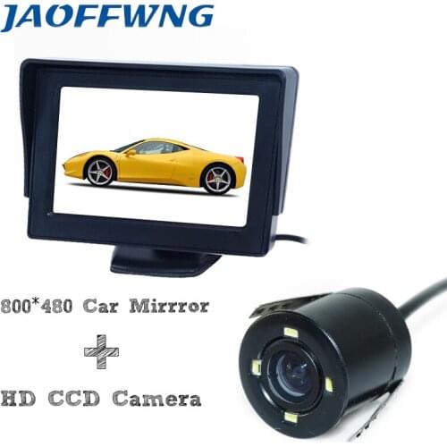 Wire for universal car system 4.3" car screen monitor with the higest night vision car rear view camera 170 wide angle