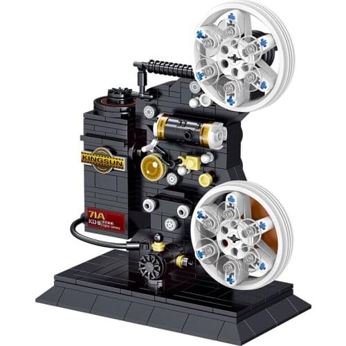 Retro Mini Video Recorder Classic Model Educational Building Blocks Set Bricks MOC DIY Toys For Boys Kids Xmas Birthday Gifts