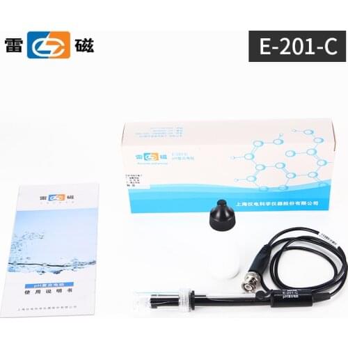 PH composite electrode E-201-C/65-1C laboratory acidity meter pH meter 501 type ORP probe