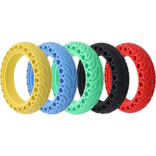 8.5 inch Tyre Electric Scooter Honeycomb Shock Absorber Damping Red Tyre Durable Rubber Solid Tire