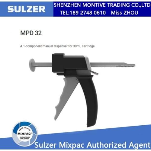 SULZER COX MPD 32 A 1-Component Manual Dispenser For 30mL Cartridge Save Pressure Industrial Gun Cartridge Sealant Durabl
