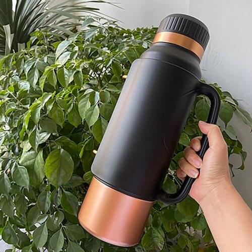 Stainless Steel Thermos Cup Large Capacity Thermoses Portable Hot Water Bottle For Outdoor Travel Household Coffee, Milk, Teapot