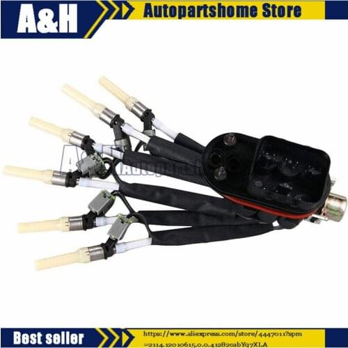 Spider Fuel Injector FJ503 w/ Retaining Bracket SCPI to MPFIFJ10565 217-3028 12568332 For 96-05 Chevy Chevrolet GMC GM V6 4.3L