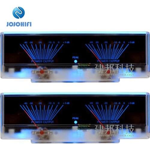 2pcs P-78WTC High Precision VU Meter Head Power Amplifier DB Table Pre-amplifier Amplifiers Level Meter with Backlight