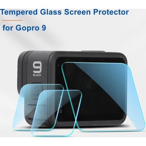 Gopro Hero 9 Black Tempered Glass Screen Protector Lens Protective Film for Go pro 9 Camera Accessories for Gopro9