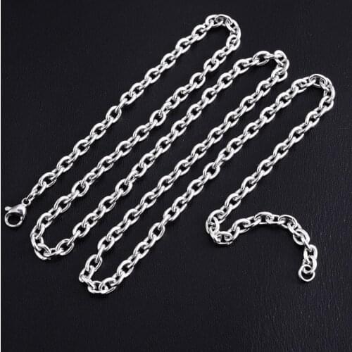 1PCS 304 Stainless Steel Singapore Chain Necklace For Women Men DIY Jewelry Thin Necklace 2/3/3.6/5MM Jewelry & Accessories C